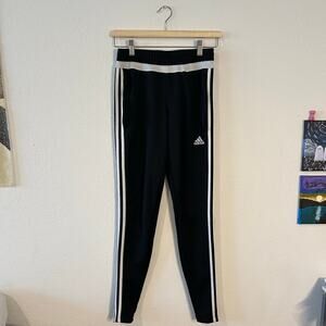 Adidas Climacool Women's Athletic XS Soccer Pants Slim Fit Tapered Black Joggers